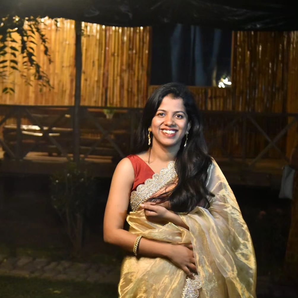 Cream Chanderi Tissue Saree