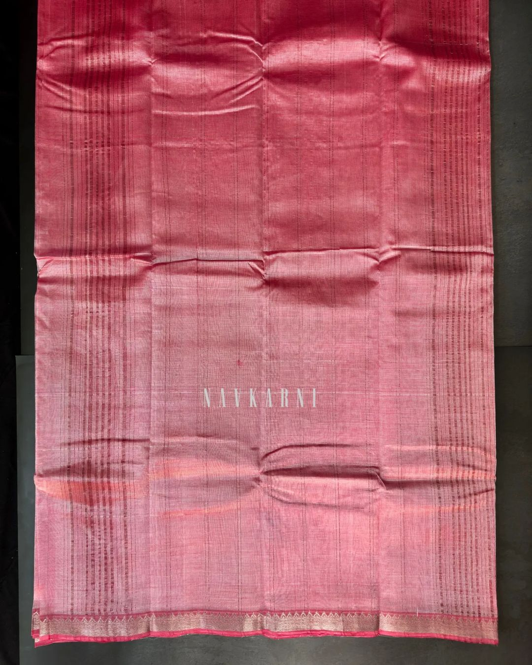 Light Baby Pink Mangalagiri Pattu Saree