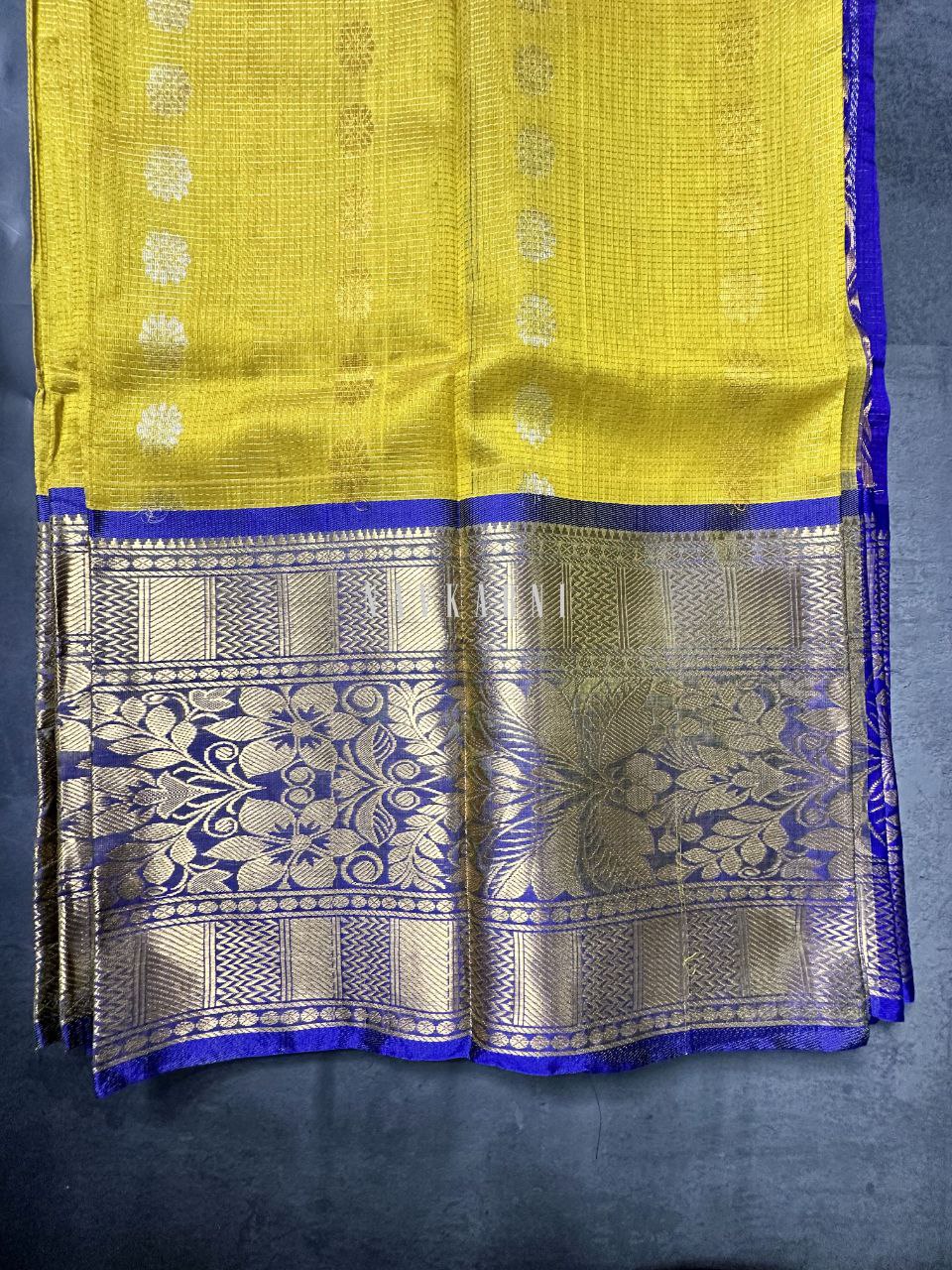 Chirala Yellow Pattu Saree
