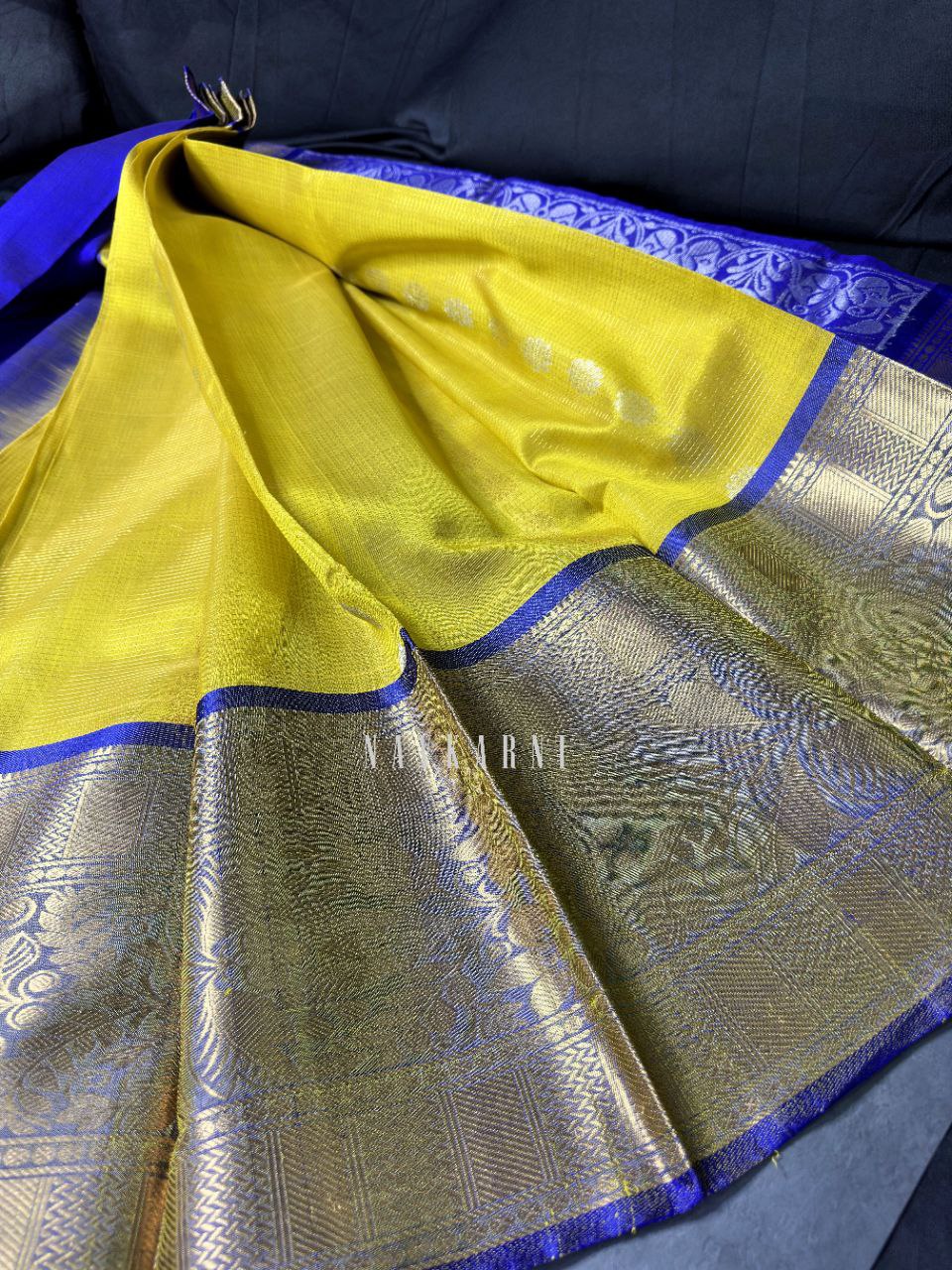 Chirala Yellow Pattu Saree