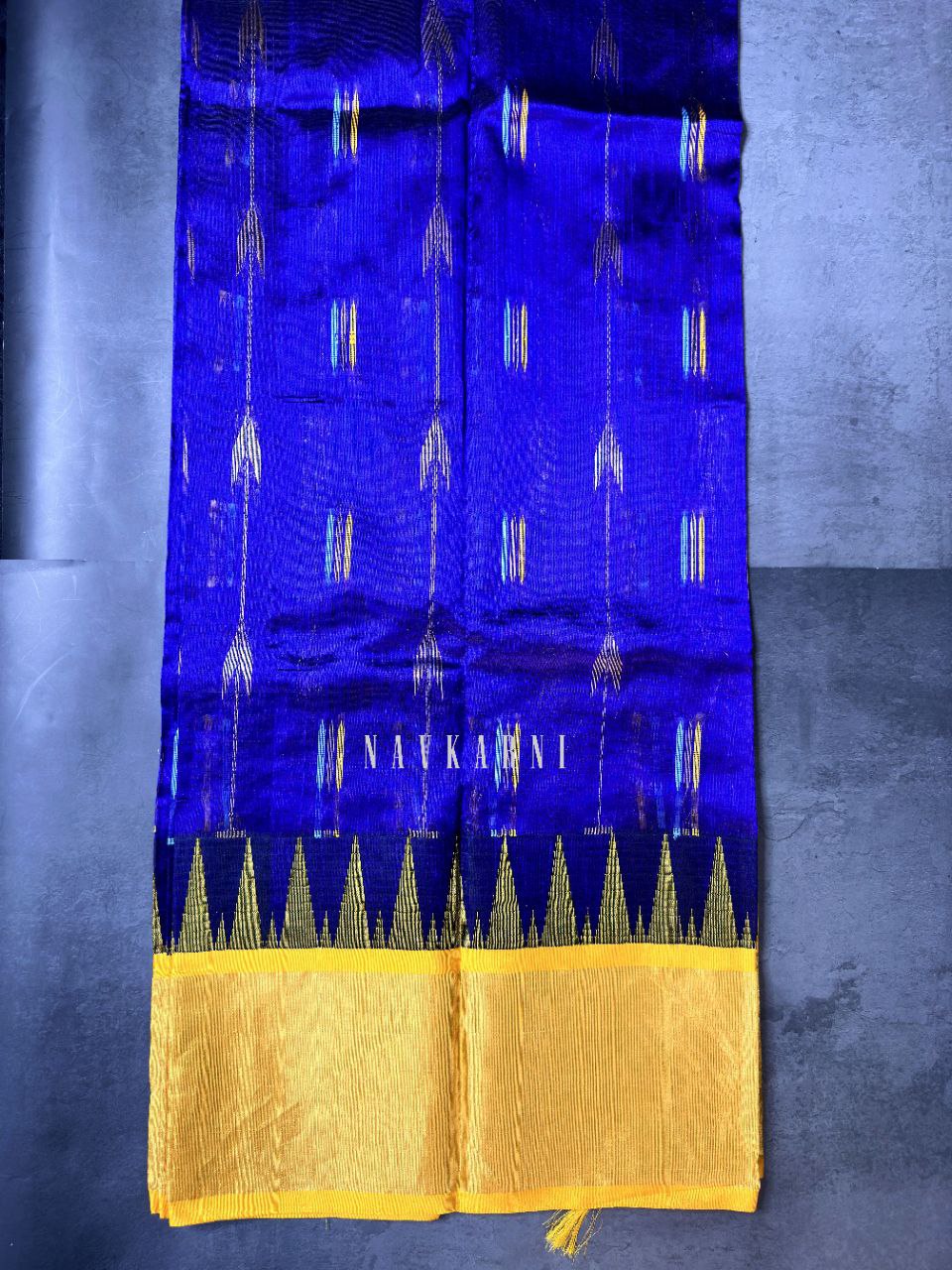 Violet Mangalagiri Pattu Saree