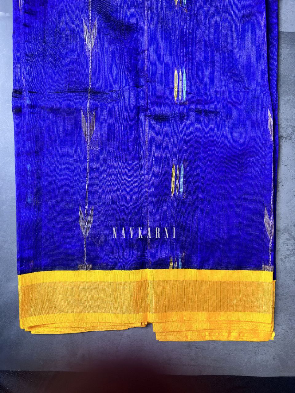 Violet Mangalagiri Pattu Saree