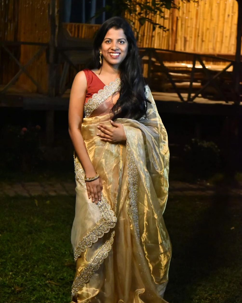 Chanderi Tissue Saree