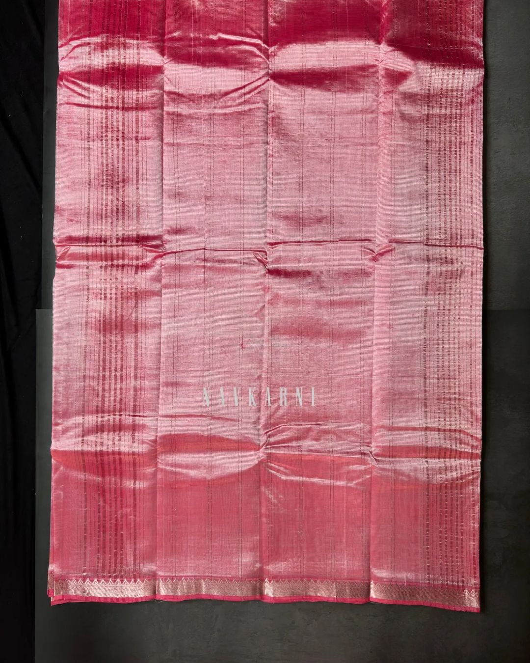 Light Baby Pink Mangalagiri Pattu Saree